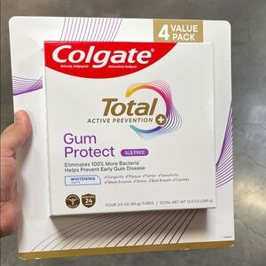 Colgate Total Gum Protect Toothpaste 4 Value Pack